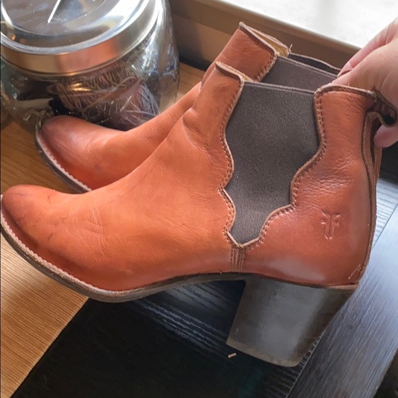 FRYE Jackie Gore Stitching Horse boots - Picture 1 of 4